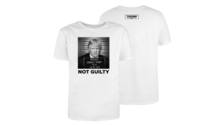 Camisa com montagem de Trump preso é vendida por R$ 180 para arrecadar fundos para campanha