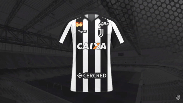Camisa da Juventus com características brasileiras