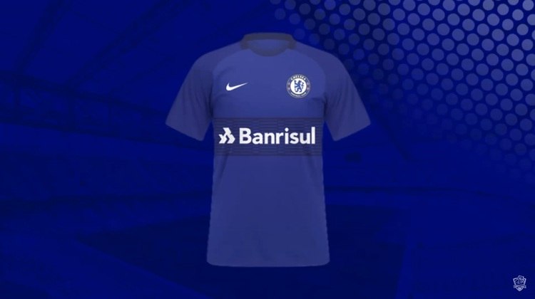 Camisa do Chelsea com características brasileiras