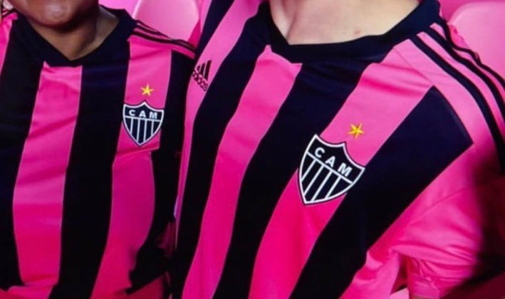 Camisa lançada para o Atlético Mineiro - Fornecedora de material esportivo: Adidas.