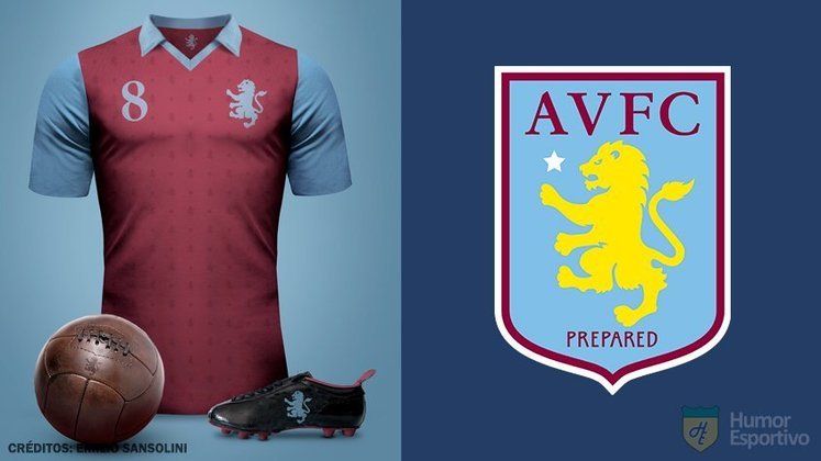 Camisas clássicas do futebol: Aston Villa.