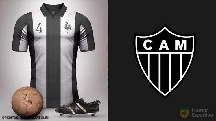 Camisas clássicas do futebol: Atlético-MG.