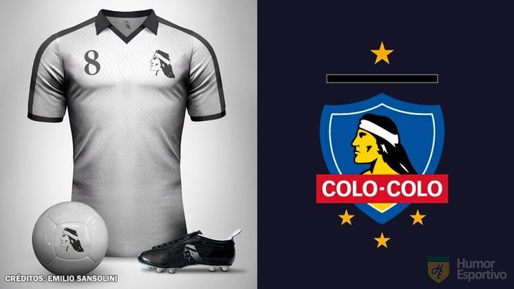 Camisas clássicas do futebol: Colo-Colo.