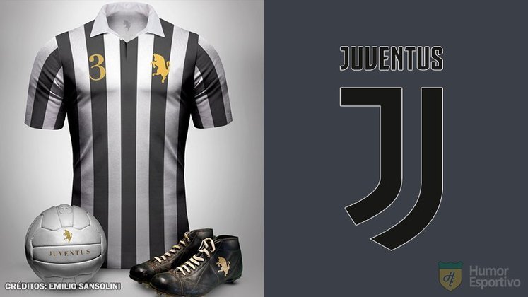Camisas clássicas do futebol: Juventus.