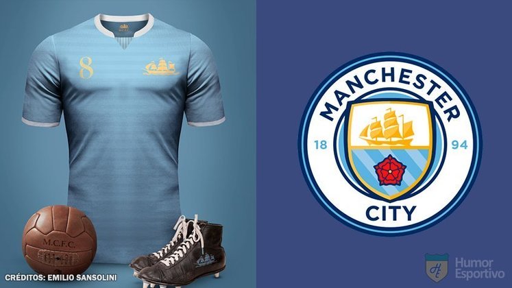 Camisas clássicas do futebol: Manchester City.