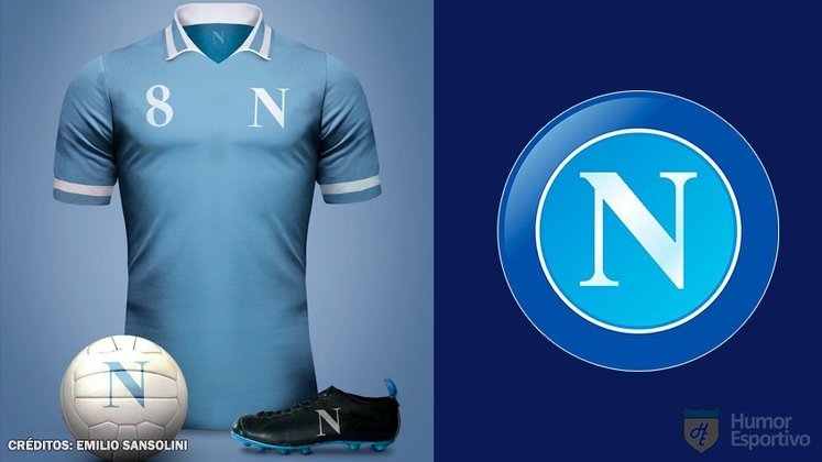 Camisas clássicas do futebol: Napoli.