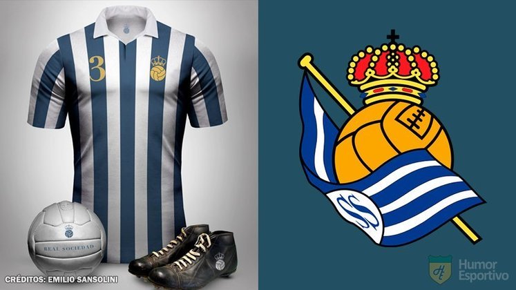 Camisas clássicas do futebol: Real Sociedad.