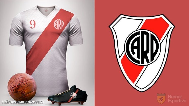 Camisas clássicas do futebol: River Plate.