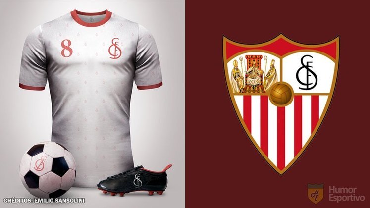 Camisas clássicas do futebol: Sevilla.