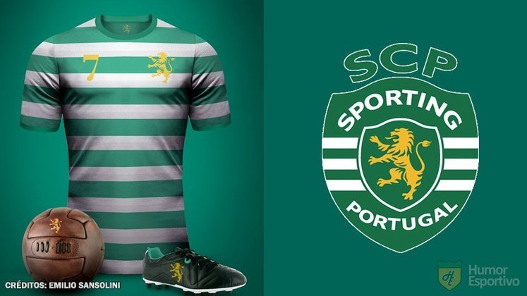 Camisas clássicas do futebol: Sporting.