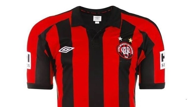 Camisas dos times da atual Serie A em 2010: Athletico-PR