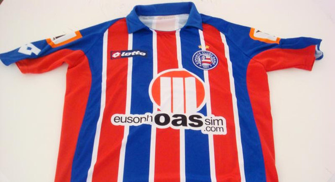 Camisas dos times da atual Serie A em 2010: Bahia