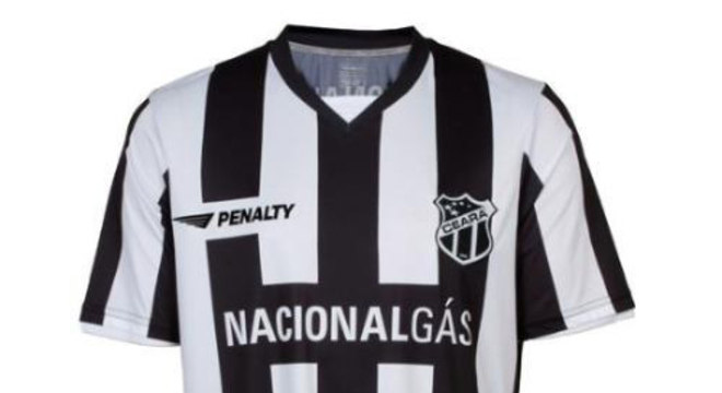 Camisas dos times da atual Serie A em 2010: Ceará