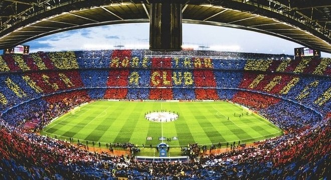 O Camp Nou do Barcelona