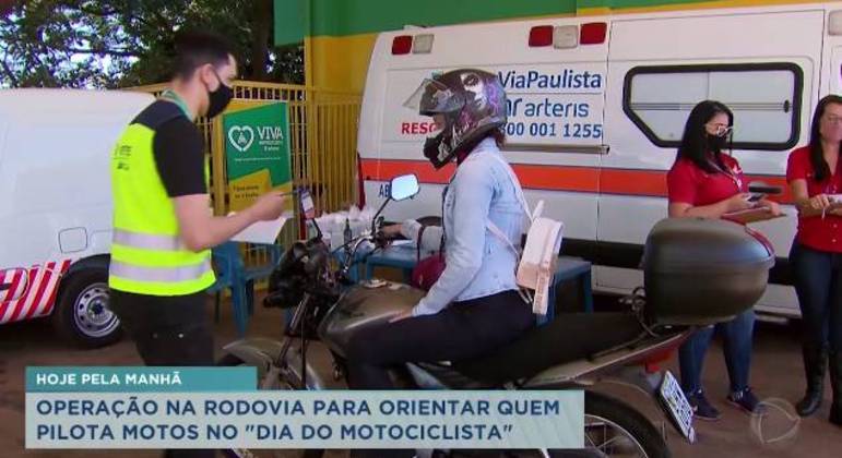 Operação na rodovia: dia do motociclista - RecordTV ...