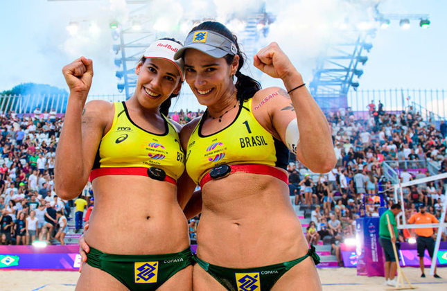 Campeãs do Circuito Mundial e atuais líderes do ranking, Ágatha e Duda formam a dupla do vôlei de praia que chega mais bem cotada à Olimpíada