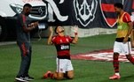 João Gomes comemora 1º gol como profissional e que garantiu o título do Fla