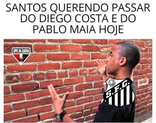 Campeonato Paulista: os melhores memes de Santos 0 x 3 São Paulo.