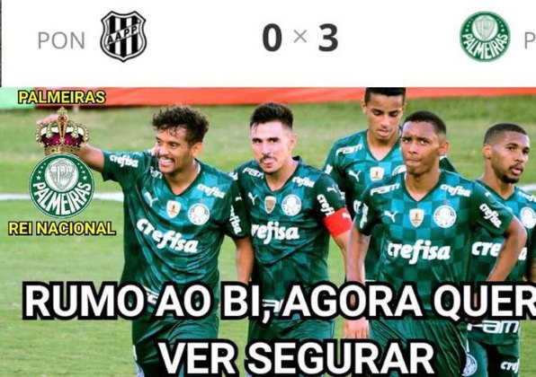 Campeonato Paulista - Torcedores brincam com 'mãozinha' do Corinthians em classificação do Palmeiras
