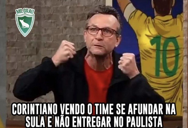 Campeonato Paulista - Torcedores brincam com 'mãozinha' do Corinthians em classificação do Palmeiras