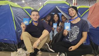 ‘Campuseiros’ viajam de longe e chegam cheios de expectativa para a 15ª Campus Party – Notícias