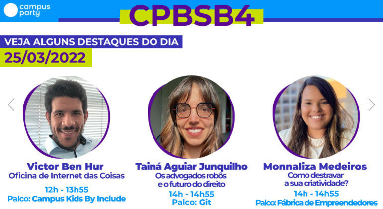 Confira as atrações da Campus Party Brasília 2022 nesta sexta-feira