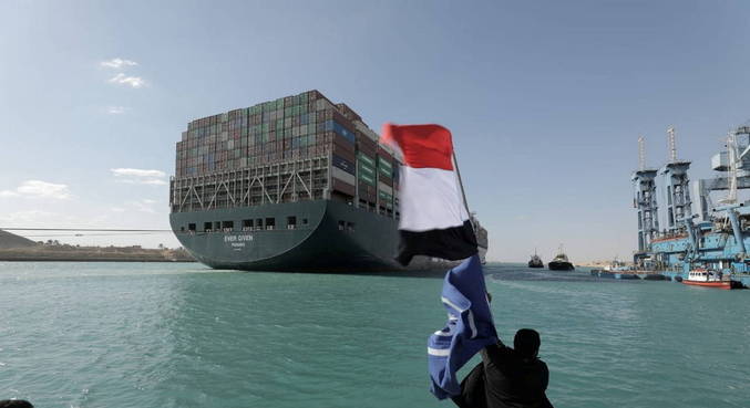 Presidente prometeu medidas para evitar novo bloqueio no Canal de Suez
