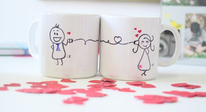 Caneca personalizada para o dia dos namorados
