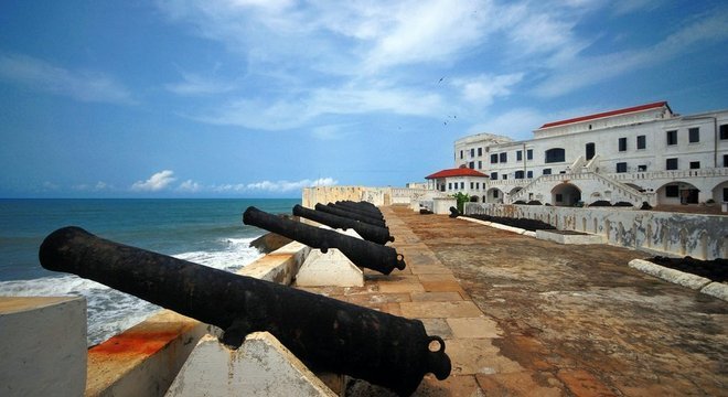 Fortes na costa de Gana tiveram papel fundamental no comércio de ouro e depois no tráfico de escravos