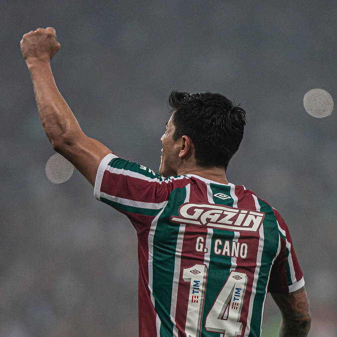 Cano comemora gol do Fluminense