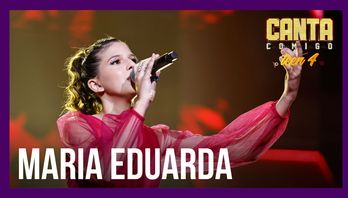 Maria Eduarda aposta em música de Gal Gosta e emociona 95 jurados (Edu Moraes /Record TV)