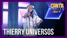 Representante do hip hop, Thierry interpreta "That's My Way" e faz 95 jurados levantarem (Edu Moraes /Record TV)