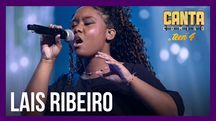 Laís Ribeiro esbanja talento com sucesso de Céline Dion e anima os 100 jurados (Antonio Chahestian/Record TV)