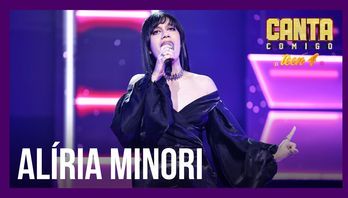 Alíria Minori canta Jennifer Lopez e empolga 86 jurados (Edu Moraes /Record TV)