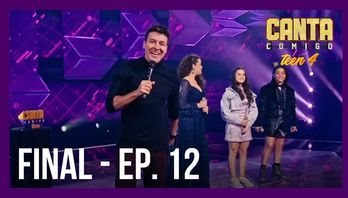 Clarinha Teixeira, Manu Paiva e Mina duelam pelo título do Canta Comigo Teen 4 (Reprodução/Record TV)