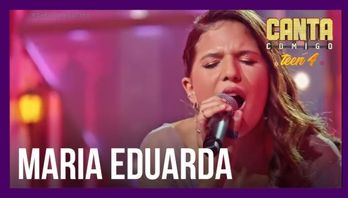 Maria Eduarda Ceccon ousa ao cantar "Garganta Con Arena" e impressiona 97 jurados (Reprodução/Record TV)