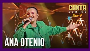 Ana Otenio canta "Evidências", de Chitãozinho e Xororó, e conquista 100 jurados (Reprodução/Record TV)