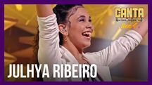 Julhya Ribeiro levanta 100 jurados e conquista vaga na semifinal do Canta Comigo Teen (Reprodução/Record TV)