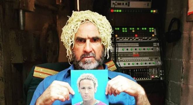 Cantona, um dos maiores ídolos franceses, ironiza o cabelo de Neymar na Copa