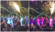 Cantor debocha de tragédia da boate Kiss durante show em Roraima (Fotos de Reprodução/Twitter)