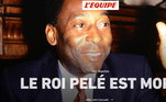 L'Equipe (França)'O Rei Pelé morreu'