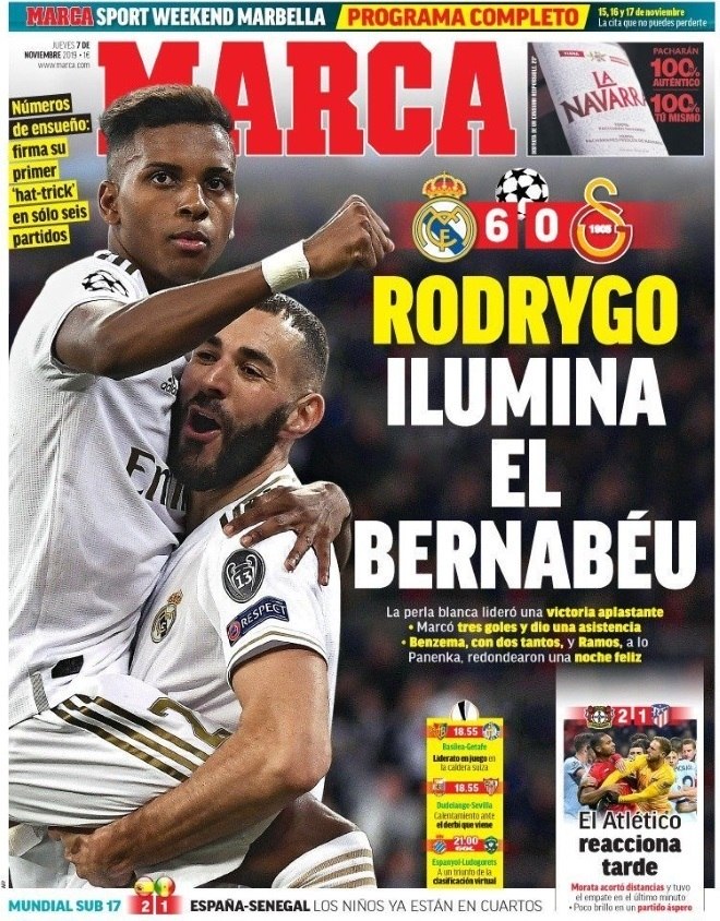 Jornais espanhóis elogiam Rodrygo após classificação do Real Madrid na  Champions