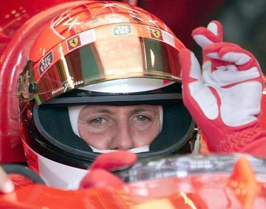 capacete Schumacher, Ferrari