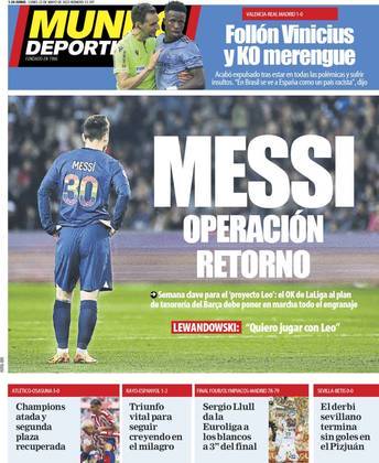 O Mundo Deportivo, importante jornal espanhol, também chama de forma tímida o triste ocorrido