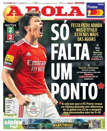 No jornal A Bola, também não há nenhuma menção