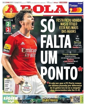 No jornal A Bola, também não há nenhuma menção