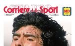 Jornal da Itália, O 'Corriere Dello Sport estampou como título: 'Maradona vive'