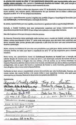 O desesperado apelo da Série C