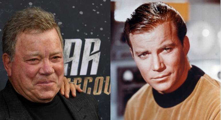 William Shatner, o ator que interpretou o capitão Kirk na série 'Star Trek'