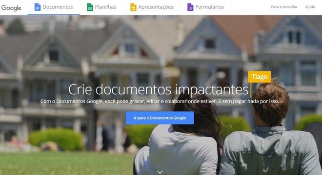 O Google Docs é a alternativa do Google ao tradicional pacote Office da Microsoft